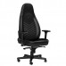 noblechairs ICON PU Leather Gaming Chair - Black/Platinum White